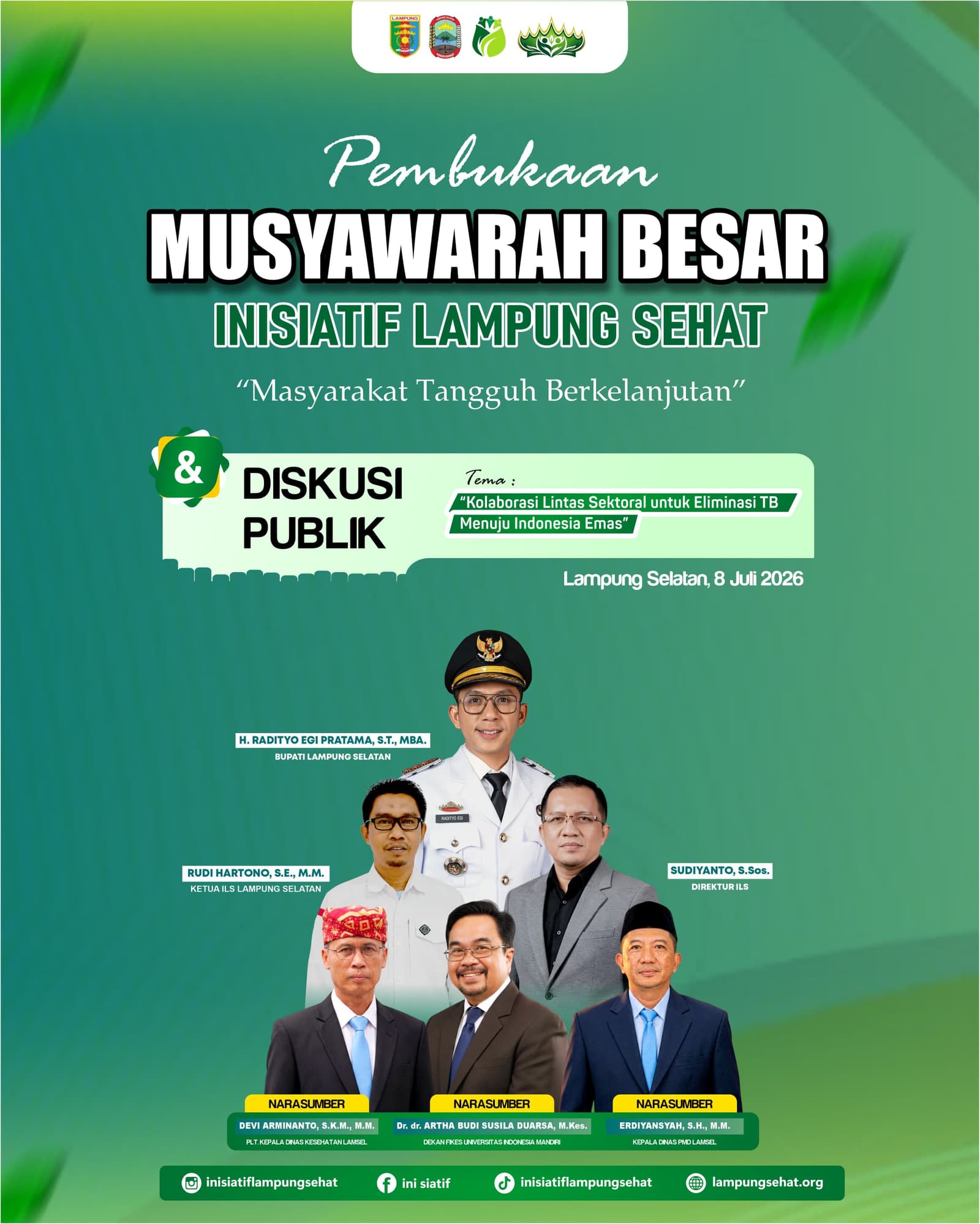 Universitas Indonesia Mandiri Hadir sebagai Narasumber pada Musyawarah Besar Inisiatif Lampung Sehat 2026