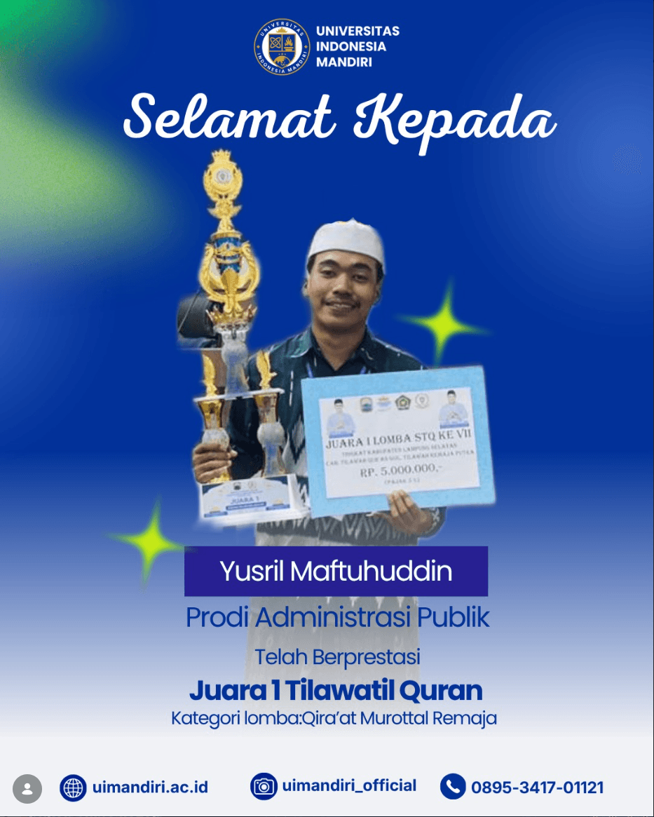Mahasiswa Berprestasi Tingkat Nasional