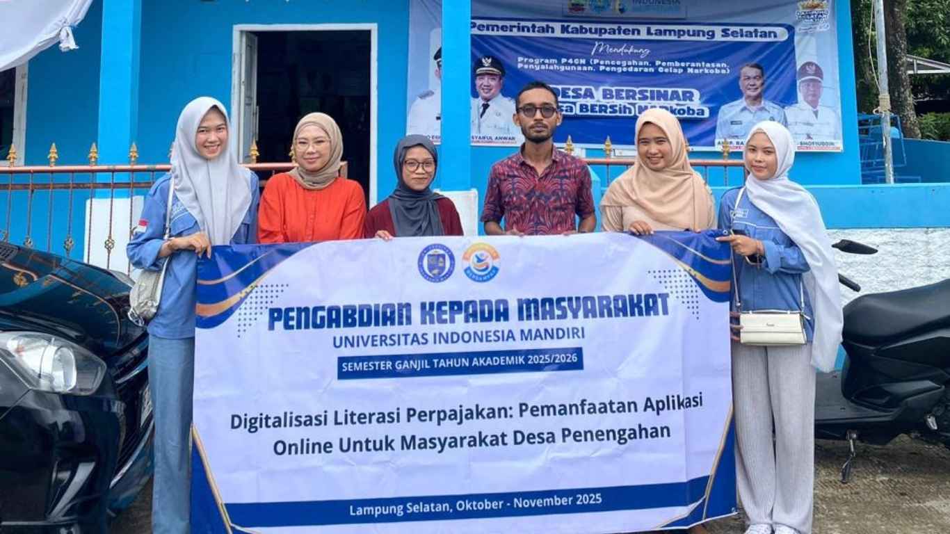 Dosen Universitas Indonesia Mandiri Siapkan PKM “Digitalisasi Literasi Perpajakan” di Desa Penengahan