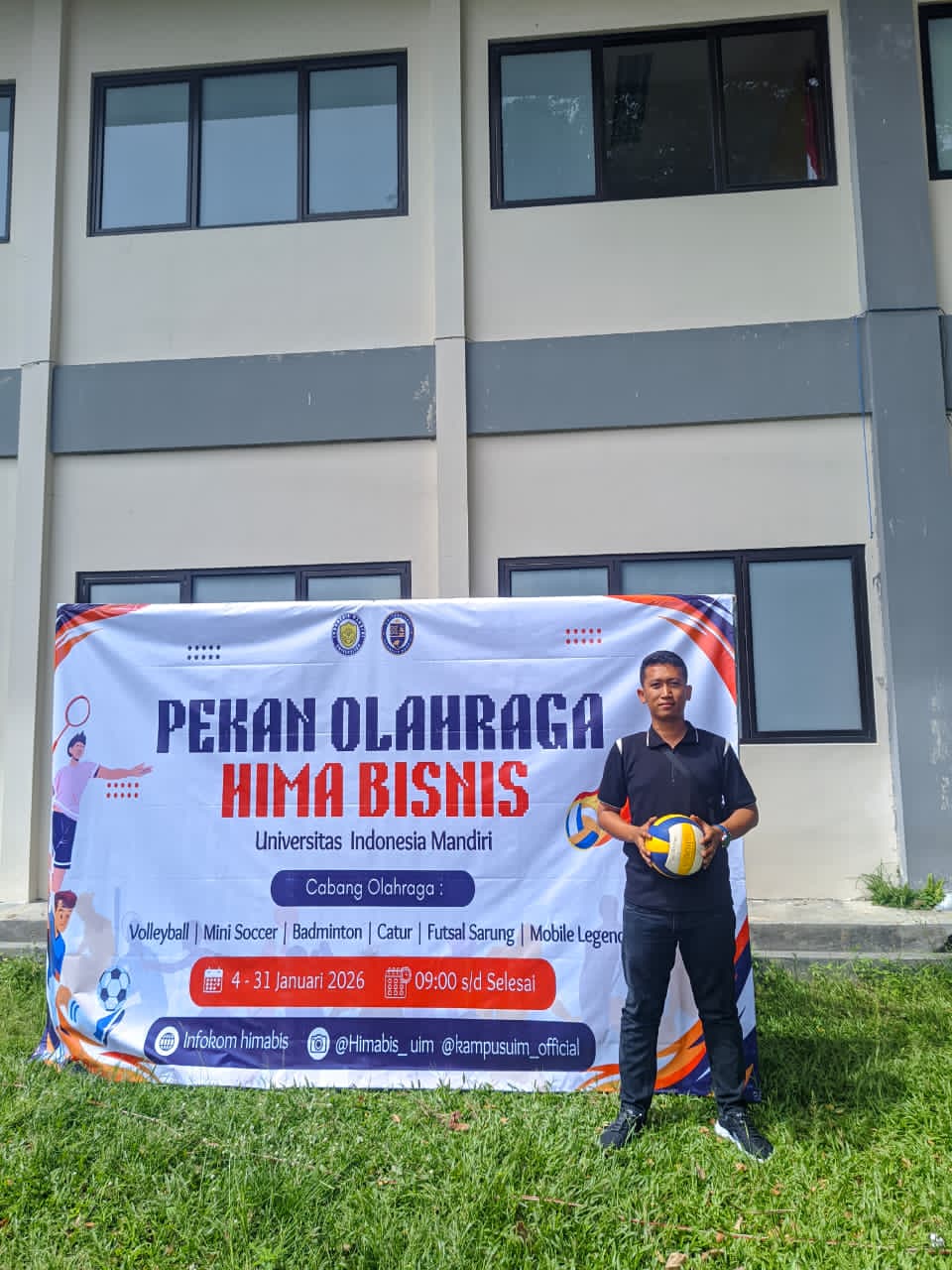 Pekan Olahraga HIMA Bisnis UIM Lampung Resmi Digelar, Wadah Sportivitas dan Kebersamaan Mahasiswa